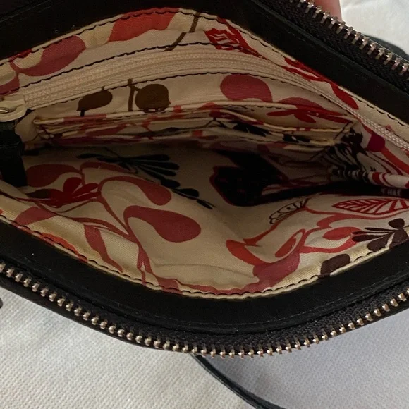 Brighton Crossbody with Ruffle Trim pebbled leather bag - Picture 6 of 15